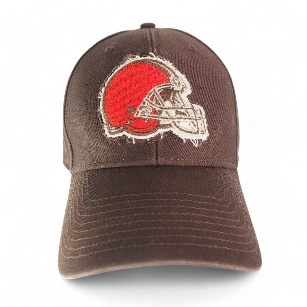 47' Brand Cleveland Browns Helmet Strapback Hat Brown / Orange OS‎